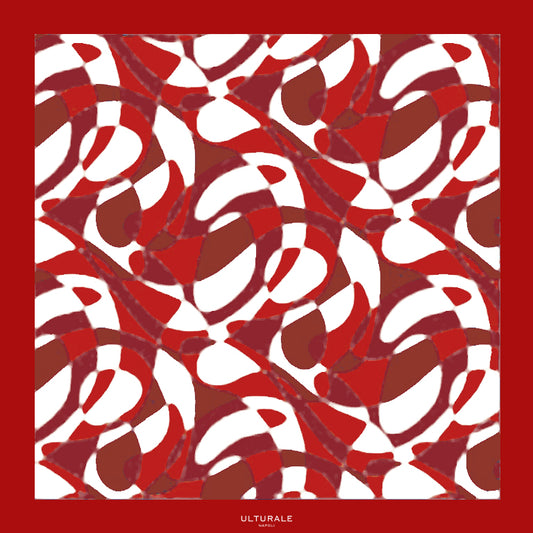 Abstract Red Scarf