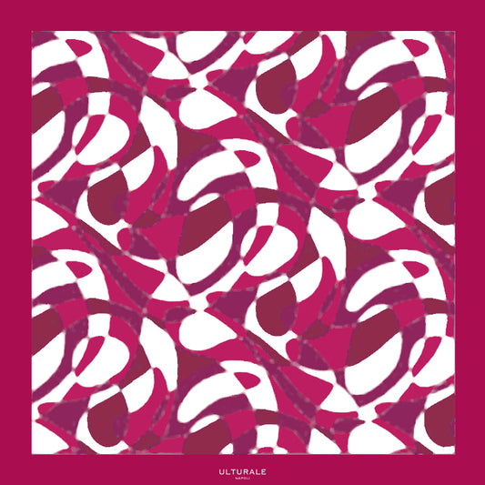 Abstract Magenta Scarf