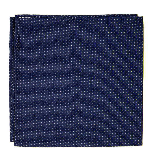 Blue clutch bag with white pin-stitching