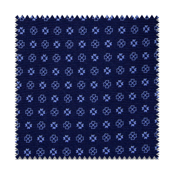 Blue fabric with blue flowers