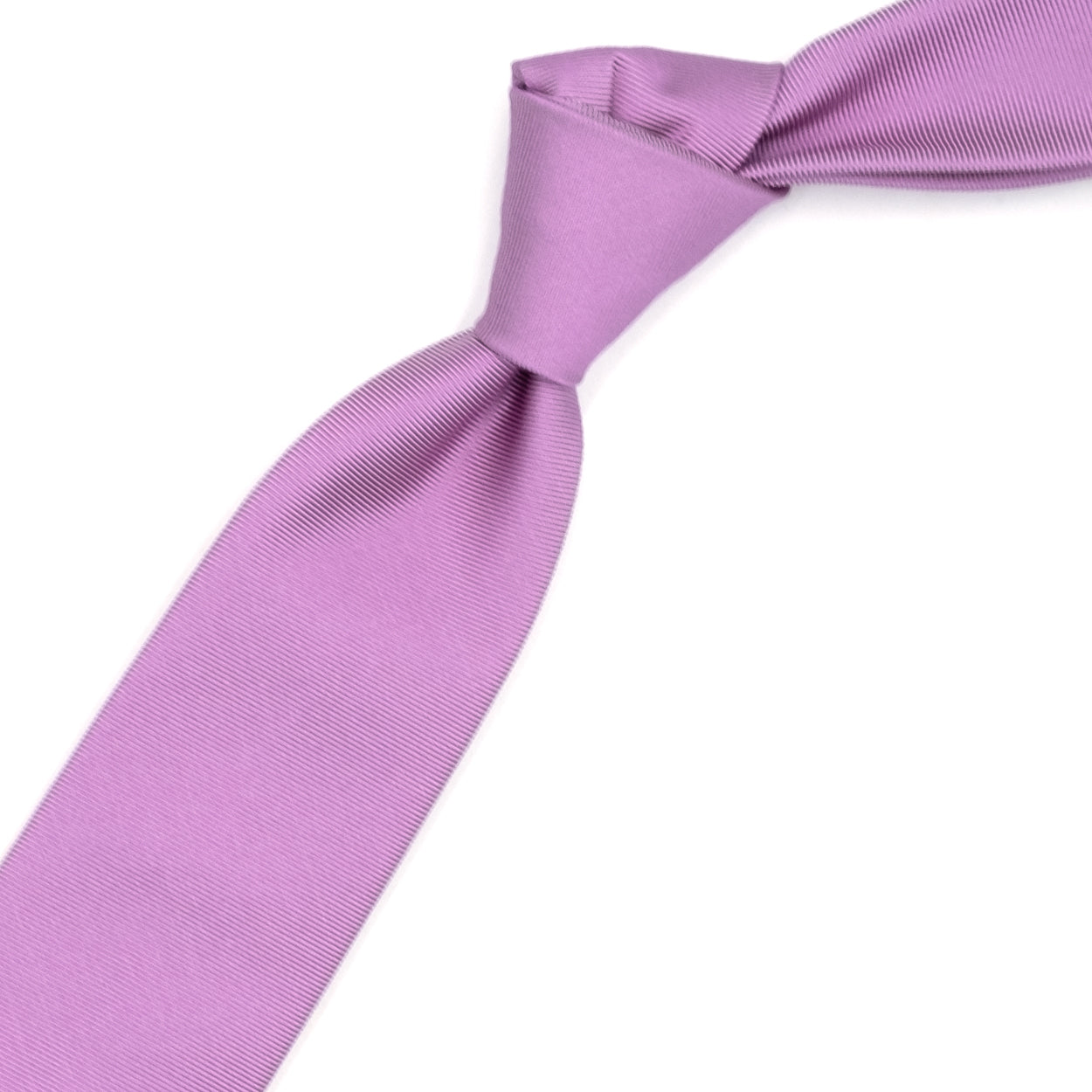 Solid pink tie