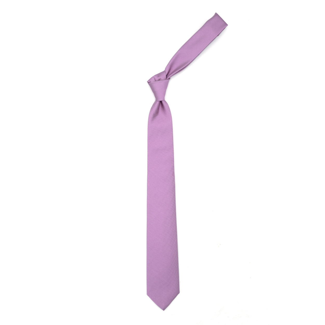 Solid pink tie