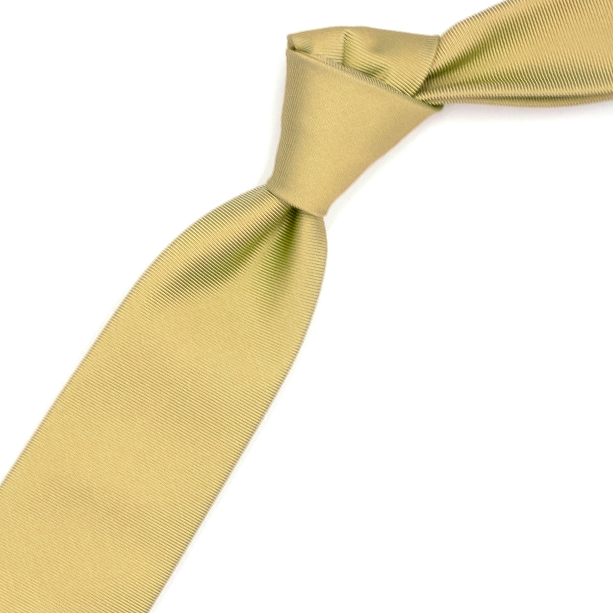 Solid yellow tie